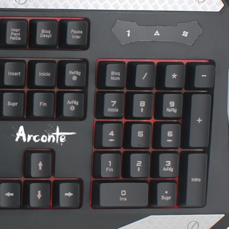 Talius Arconte Teclado Gaming Retroiluminado Negro