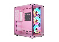Talius Cronos Orchid RGB Cristal Templado USB 3.0 Rosa
