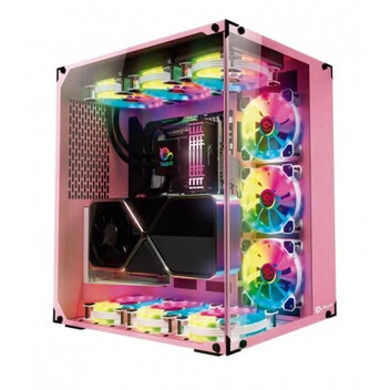 Talius Cronos Orchid RGB Cristal Templado USB 3.0 Rosa Talius Cronos Orchid RGB Cristal Templado USB 3.0 Rosa