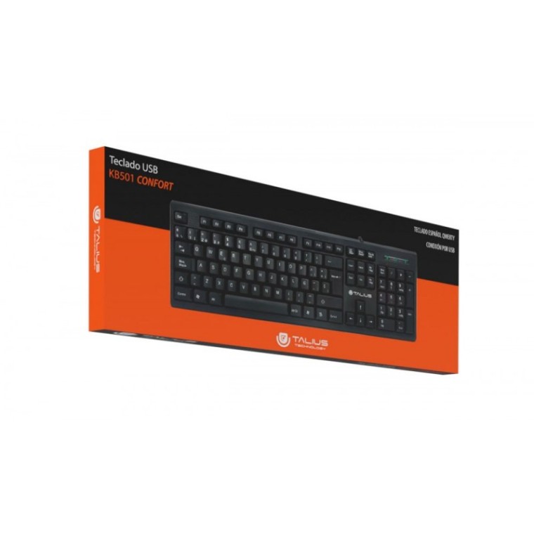 Talius KB-501 Confort Teclado USB Negro