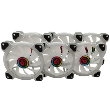 Talius Iris Spectrum ARGB Kit de 6 Ventiladores Suplementarios 120 Mm Blancos