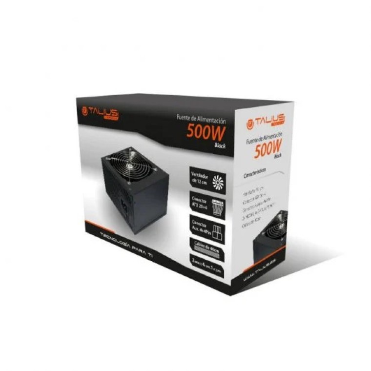 Talius Basic Fuente de Alimentación 500W Negra