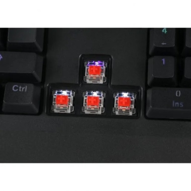 Talius Rune Teclado Mecánico Gaming RGB Switch Otemu Rojo