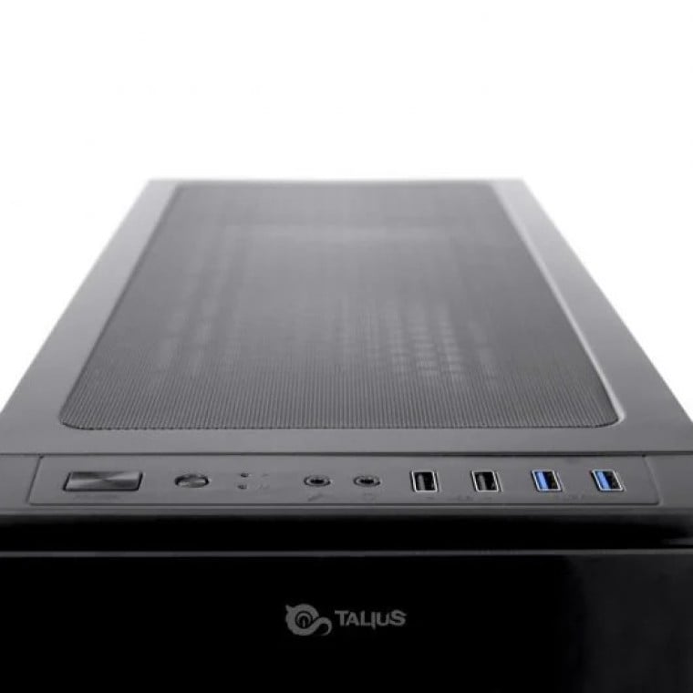 Talius Valkyria Cristal Templado USB 3.0 RGB Negro