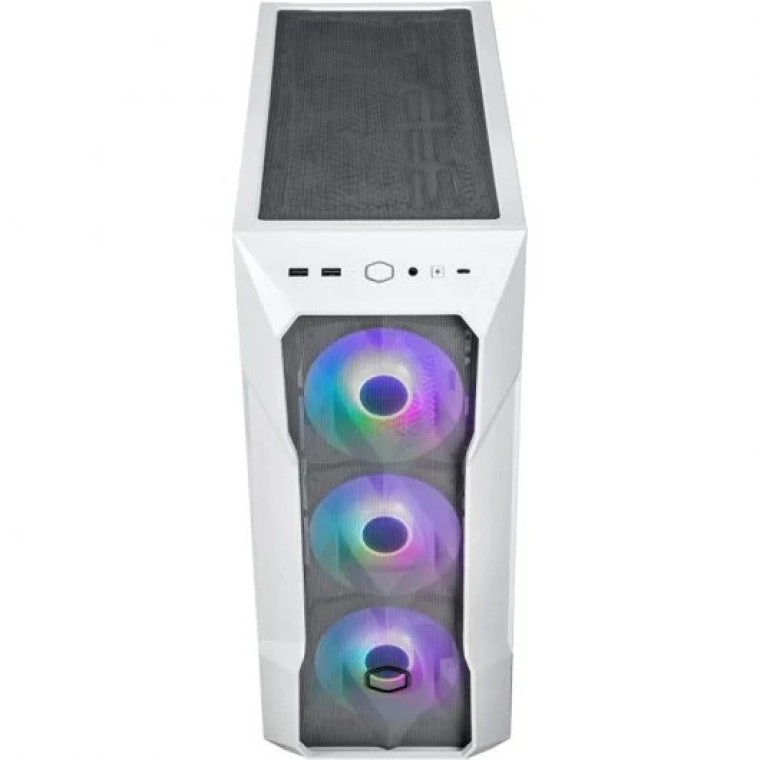 Cooler Master MasterBox TD500 Mesh V2 RGB Midi Tower Cristal Templado USB-C Blanca