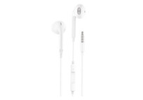 Tech One Tech Eartech Tec1001 Auriculares con Micrófono Jack 3.5mm Blancos