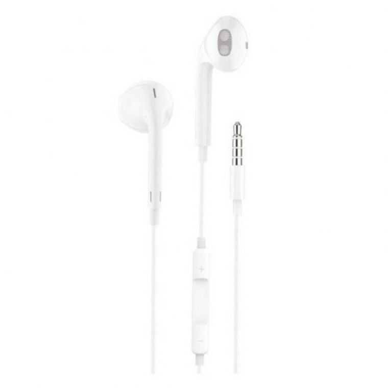 Tech One Tech Eartech Tec1001 Auriculares con Micrófono Jack 3.5mm Blancos