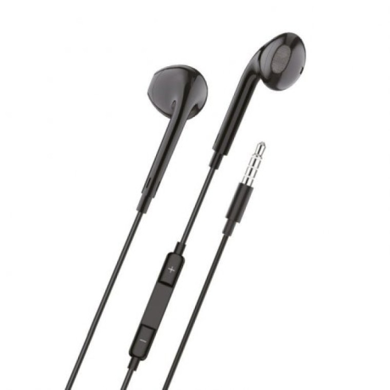 Tech One Tech Eartech Tec1002 Auriculares con Micrófono Jack 3.5 mm Negros