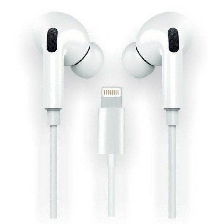 Tech One Tech Eartech Hop Tec1202 Auriculares con Micrófono Lightning Blancos