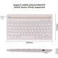 Klack Teclado Multidispositivo Recargable Bluetooth de 2 Canales en Español (Incluye Ñ) Blanco Klack Teclado Multidispositivo Recargable Bluetooth de 2 Canales en Español (Incluye Ñ) Blanco