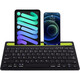 Klack Teclado Multidispositivo Recargable Bluetooth de 2 Canales en Español (Incluye Ñ) Negro