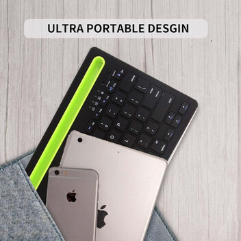 Klack Teclado Multidispositivo Recargable Bluetooth de 2 Canales en Español (Incluye Ñ) Negro Klack Teclado Multidispositivo Recargable Bluetooth de 2 Canales en Español (Incluye Ñ) Negro