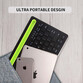 Klack Teclado Multidispositivo Recargable Bluetooth de 2 Canales en Español (Incluye Ñ) Negro Klack Teclado Multidispositivo Recargable Bluetooth de 2 Canales en Español (Incluye Ñ) Negro