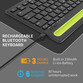 Klack Teclado Multidispositivo Recargable Bluetooth de 2 Canales en Español (Incluye Ñ) Negro Klack Teclado Multidispositivo Recargable Bluetooth de 2 Canales en Español (Incluye Ñ) Negro
