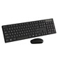 Klack K10C Teclado y Ratón Inalámbricos de Tamaño Completo 104 Teclas Español (Incluye Ñ) Negro