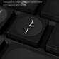 Klack K10C Teclado y Ratón Inalámbricos de Tamaño Completo 104 Teclas Español (Incluye Ñ) Negro