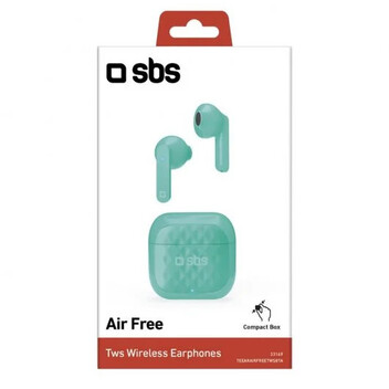 SBS Air Free Auriculares Inalámbricos TWS Verdes SBS Air Free Auriculares Inalámbricos TWS Verdes