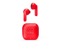 SBS Air Free Auriculares Inalámbricos con Base Compacta 250 mAh Rojos