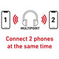 SBS BT310 Auricular Inalámbrico Multipunto con Arco Negro
