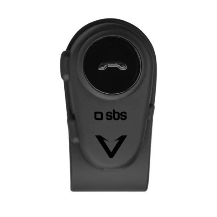 SBS Auriculares Mono Inalámbricos para Moto Negro