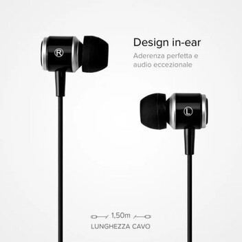 SBS Studio Mix 100C Auriculares USB-C Negros