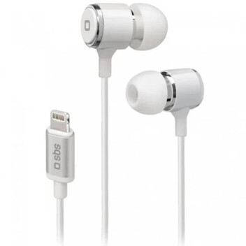 SBS Mix 100 Auricular In-Ear con Cable Lightning Blancos SBS Mix 100 Auricular In-Ear con Cable Lightning Blancos