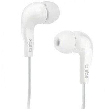 SBS Mix 10 Auriculares Estéreo In-Ear con Micrófono Integrado Blancos SBS Mix 10 Auriculares Estéreo In-Ear con Micrófono Integrado Blancos