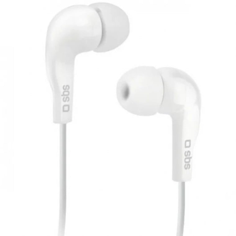 SBS Mix 10 Auriculares Estéreo In-Ear con Micrófono Integrado Blancos