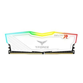 Memoria RAM Team Group Delta RGB DDR4 3200 PC4-25600 32GB 2x16GB CL16 Blanco