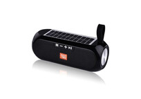 Klack TG-182 Altavoz Bluetooth Estéreo con Carga Solar Resistente al Agua AUX/Radio FM Negro Klack TG-182 Altavoz Bluetooth Estéreo con Carga Solar Resistente al Agua AUX/Radio FM Negro