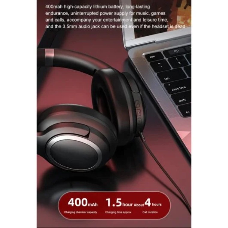 Lenovo TH40 Auriculares Inalámbricos Bluetooth 5.0 Negro