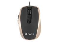 NGS Tick Gold Ratón Óptico 1600DPI