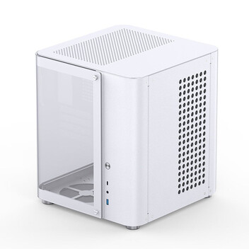 Torre PC Caja PC Jonsbo TK-1 2.0 Blanca Mini Tower Acero Vidrio Templado ITX Micro ATX Torre PC Caja PC Jonsbo TK-1 2.0 Blanca Mini Tower Acero Vidrio Templado ITX Micro ATX