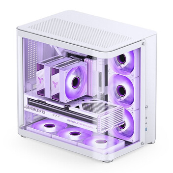 Torre PC Jonsbo TK-2 2.0 Cristal Templado USB 3.2 Blanco