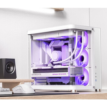Torre PC Jonsbo TK-2 2.0 Cristal Templado USB 3.2 Blanco