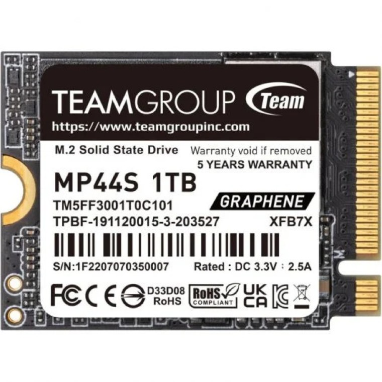 Team Group MP44S 1TB SSD M.2 PCIe 4.0