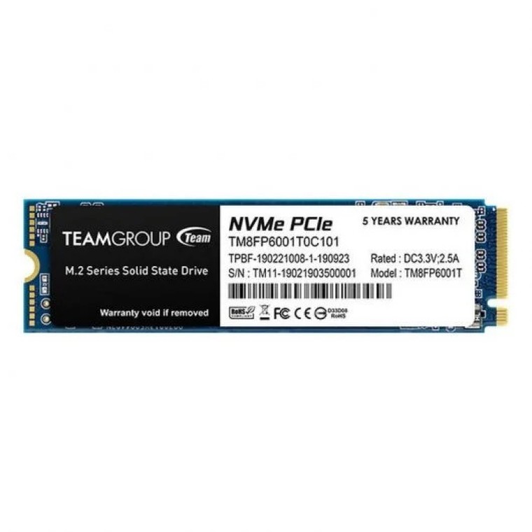 Team Group MP33 SSD 1TB M.2 NVMe PCIe 3.0 x4