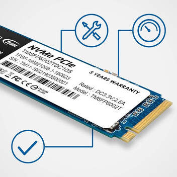 Disco Duro Team Group MP33 256GB SSD M.2 PCI Express 3.0 NVMe 3D NAND Disco Duro Team Group MP33 256GB SSD M.2 PCI Express 3.0 NVMe 3D NAND