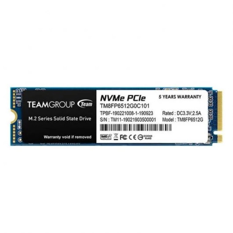 Team Group MP33 SSD 512GB M.2 NVMe PCIe 3.0 x4