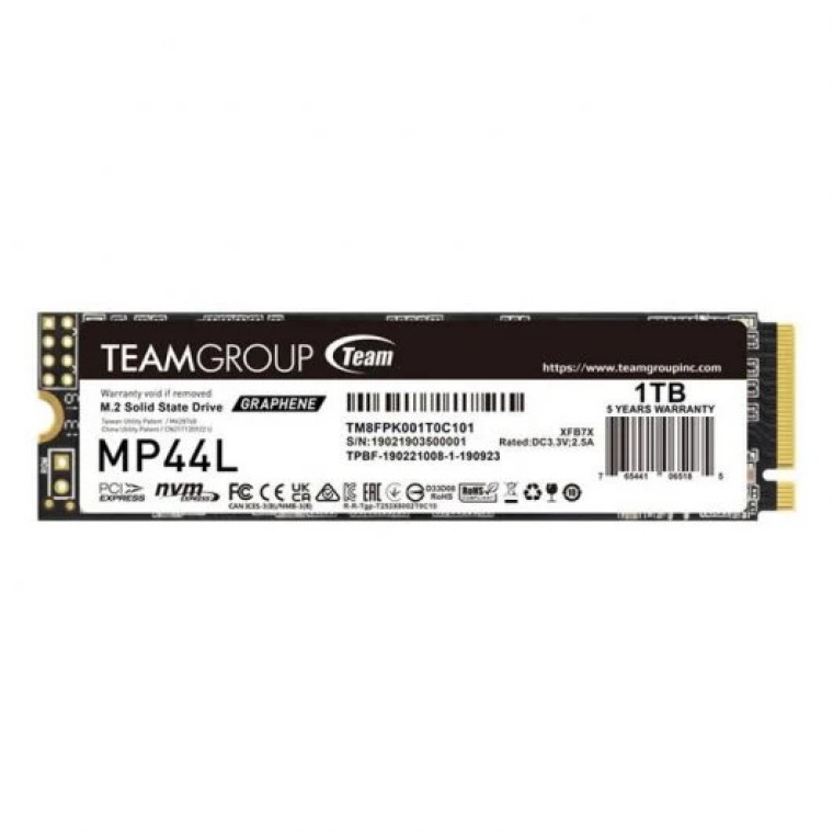 Team Group MP44L 1TB SSD M.2 NVMe PCIe 4.0 SLC