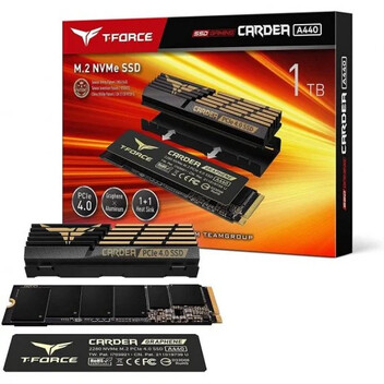 Team Group CARDEA A440 1TB Gaming SSD PCIe Gen4 x4 NVMe 1.4 Team Group CARDEA A440 1TB Gaming SSD PCIe Gen4 x4 NVMe 1.4