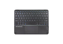 Teclado Conceptronic TOBIN01BES QWERTY Español Bluetooth Touchpad Recargable Negro