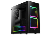 Aerocool Tor RGB Cristal Templado USB 3.0 Negra