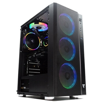 Torre PC Tempest Umbra RGB Torre ATX Negra