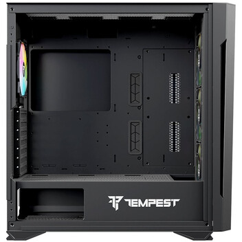 Torre PC Tempest Bastion ARGB ATX Mesh Cristal Templado USB 3.0 Negra