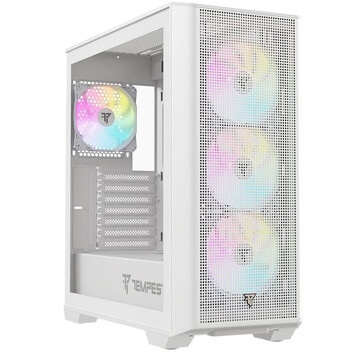 Torre PC Tempest Fort ARGB ATX Cristal Templado USB 3.0 Blanca