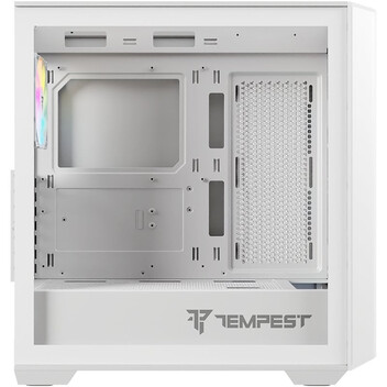 Torre PC Tempest Fort ARGB ATX Cristal Templado USB 3.0 Blanca