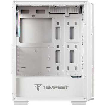 Torre PC Tempest Garrison ARGB ATX Cristal Templado USB 3.0 Blanca