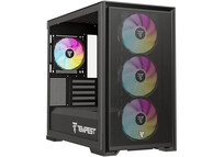 Torre PC Tempest Stronghold ARGB M-ATX Cristal Templado USB 3.0 Negra
