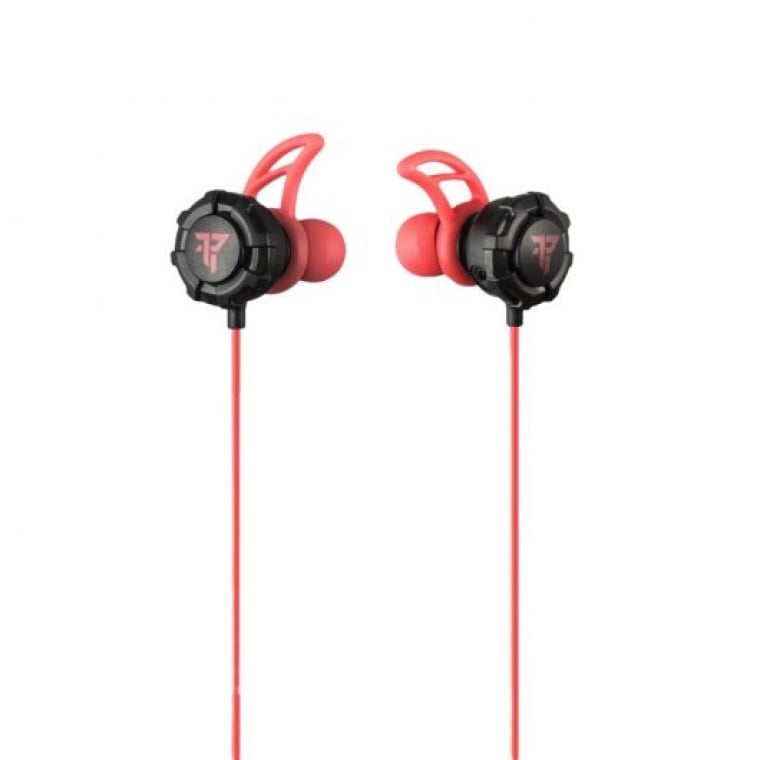 Tempest Battle Earphones Auriculares Gaming Rojo/Negro